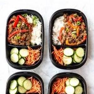 Meal Prep Asian Beef Bowls - Apple of My Eye